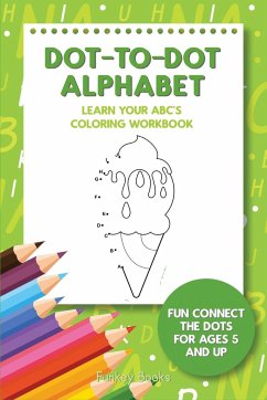 Dot-To-Dot Alphabet - Learn Your ABC's Coloring Workbook - Books, Funkey