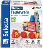 Selecta 62081 - Klettini® Krankenwagen, Klett-Fahrzeug, Holz, 7-teilig