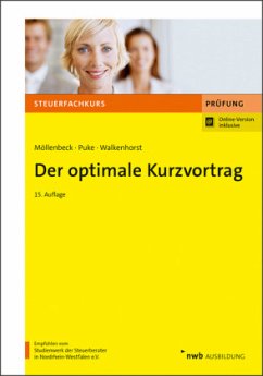 Der optimale Kurzvortrag - Puke, Michael;Walkenhorst, Ralf;Möllenbeck, Claus