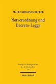 Notverordnung und Decreto-Legge