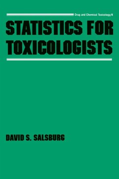Statistics for Toxicologists (eBook, ePUB) - Salsburg