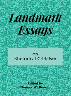 Landmark Essays on Rhetorical Criticism (eBook, PDF)