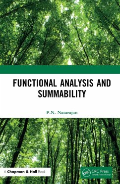 Functional Analysis and Summability (eBook, PDF) - Natarajan, P. N.