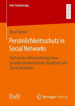 Persönlichkeitsschutz in Social Networks - Nebel, Maxi