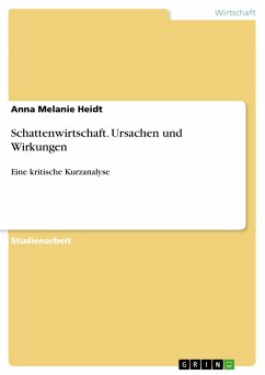 Schattenwirtschaft. Ursachen und Wirkungen (eBook, PDF) - Heidt, Anna Melanie