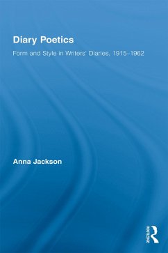 Diary Poetics (eBook, ePUB) - Jackson, Anna