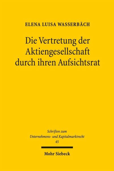 Die Vertretung der Aktiengesellschaft durch ihren Aufsichtsrat (eBook, PDF)