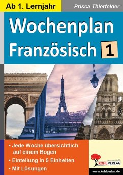 Wochenplan Französisch / ab 1. Lernjahr - Thierfelder, Prisca