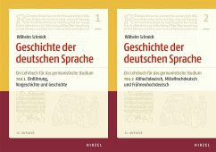 Geschichte der deutschen Sprache. Teil 1 und 2 (eBook, PDF)