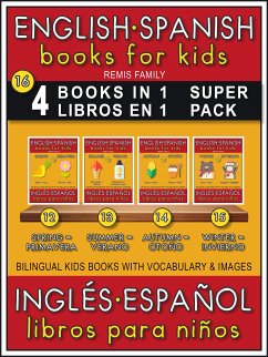 16 - 4 Books in 1 - 4 Libros en 1 (Super Pack) - English Spanish Books for Kids (Inglés Español Libros para Niños) (eBook, ePUB) - Family, Remis