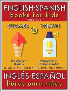 Cover 13 - Summer (Verano) - English Spanish Books for Kids (Inglés Español Libros para Niños) (eBook, ePUB)