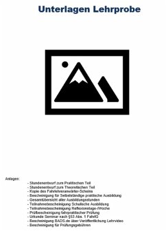 Cover Lehrprobe Fahrlehrer (eBook, ePUB)
