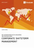Corporate Shitstorm Management. Wie Unternehmen richtig reagieren und kommunizieren (eBook, ePUB)