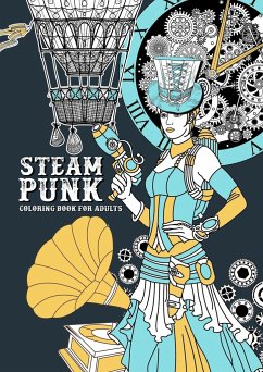 Steampunk Coloring Book for Adults - Grafik, Musterstück