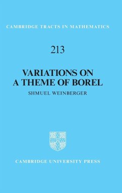 Variations on a Theme of Borel - Weinberger, Shmuel (University of Chicago)