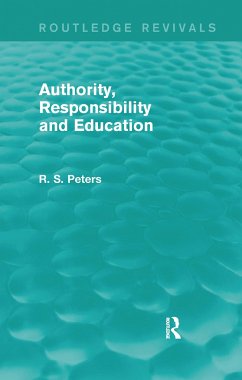 Authority, Responsibility and Education (REV) RPD - Peters, R. S.