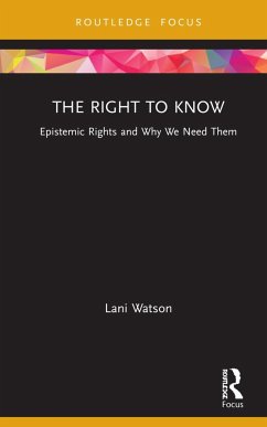 The Right to Know - Watson, Lani