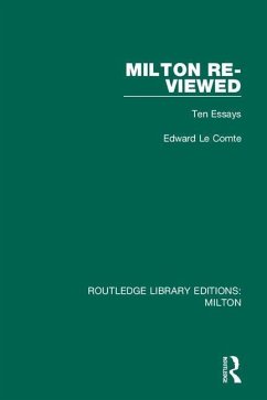 Milton Re-viewed - Le Comte, Edward