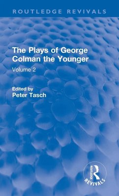 Cover The Plays of George Colman the Younger