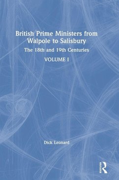 Cover British Prime Ministers from Walpole to Salisbury