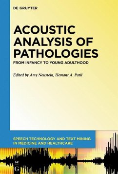 Cover Acoustic Analysis of Pathologies (eBook, ePUB)
