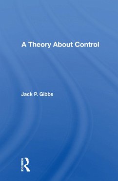 A Theory About Control - Gibbs, Jack P