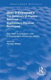 Jean D'Espagnet's The Summary of Physics Restored