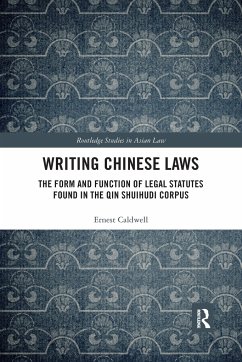 Writing Chinese Laws - Caldwell, Ernest