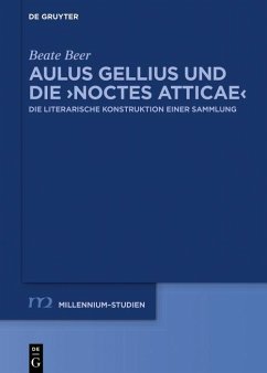 Cover Aulus Gellius und die >Noctes Atticae< (eBook, ePUB)