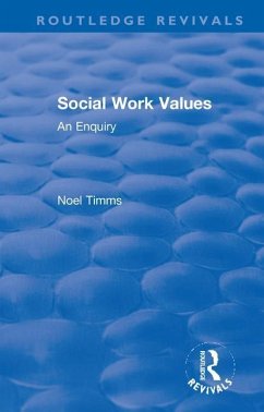 Social Work Values - Timms, Noel