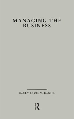 Managing the Business - McDaniel, Garry L