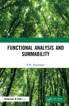 Functional Analysis and Summability - Natarajan, P N