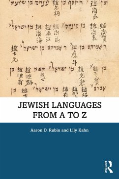 Jewish Languages from A to Z - Rubin, Aaron D.; Kahn, Lily