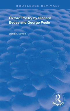 Oxford Poetry by Richard Eedes and George Peele - Eedes, Richard