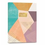 PEACH GEOMETRIC 2021 WEEKLY PLANNER