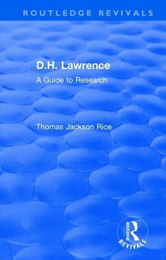 D.H. Lawrence - Rice, Thomas Jackson