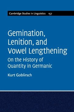 Gemination, Lenition, and Vowel Lengthening - Goblirsch, Kurt (University of South Carolina)