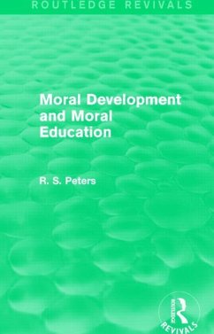 Moral Development and Moral Education (REV) RPD - Peters, R S