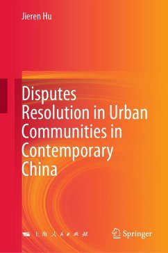 Cover Disputes Resolution in Urban Communities in Contemporary China