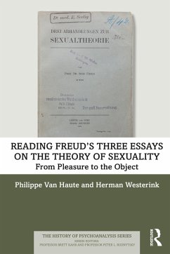 Reading Freud's Three Essays on the Theory of Sexuality - Haute, Philippe Van; Westerink, Herman