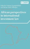 African perspectives in international investment law