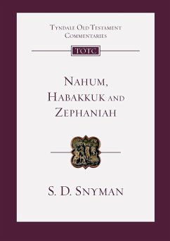 Nahum, Habakkuk and Zephaniah - Snyman, S D