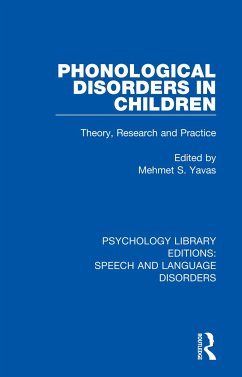 Phonological Disorders in Children