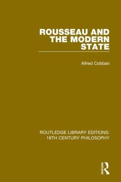 Rousseau and the Modern State - Cobban, Alfred