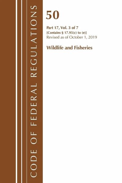 Code of Federal Regulations, Title 50 Wildlife and Fisheries 17.95(c)-(e), Revised as of October 1, 2019 Code of Federal Regulations, Title 50 Wildlife and Fisheries 17.95(c)-(e), Revised as of October 1, 2019
