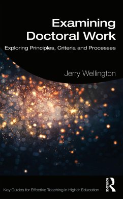 Examining Doctoral Work - Wellington, Jerry (University of Sheffield, UK)