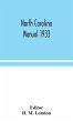 North Carolina manual 1933 - Bild 1