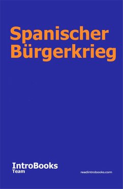 Cover Spanischer Bürgerkrieg (eBook, ePUB)