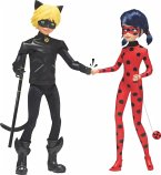 Bandai - Miraculous Ladybug und Cat Noir,ca. 26cm