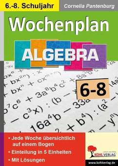 Wochenplan Algebra / Klasse 6-8 - Pantenburg, Cornelia